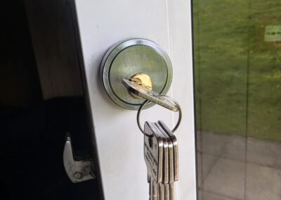 door lock opened by secure locksmiths in leicester